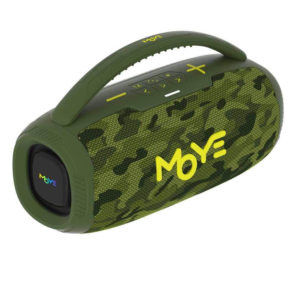 Speaker MOYE Bluetooth Beat Go 20W - Green (MicroSD/USB/AUX/TWS)