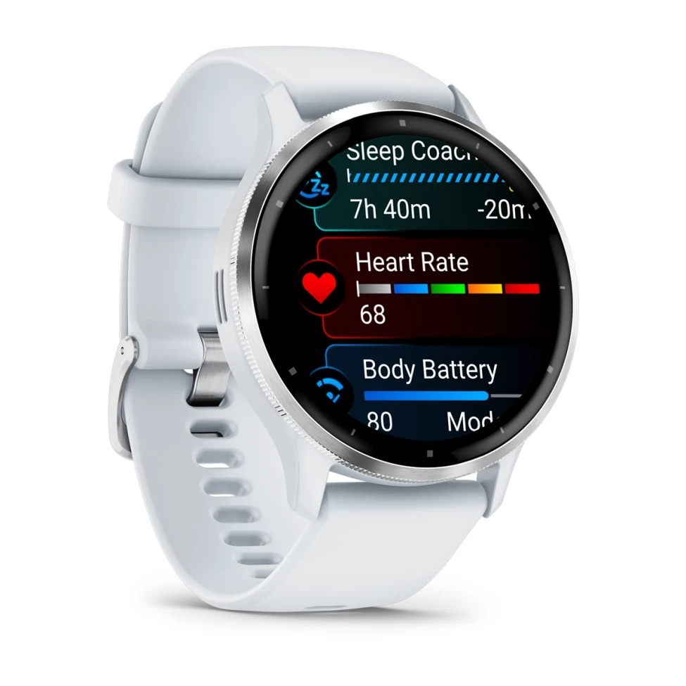 Garmin Smartwatch Venu 3 Stainless Steel Whitestone Silver