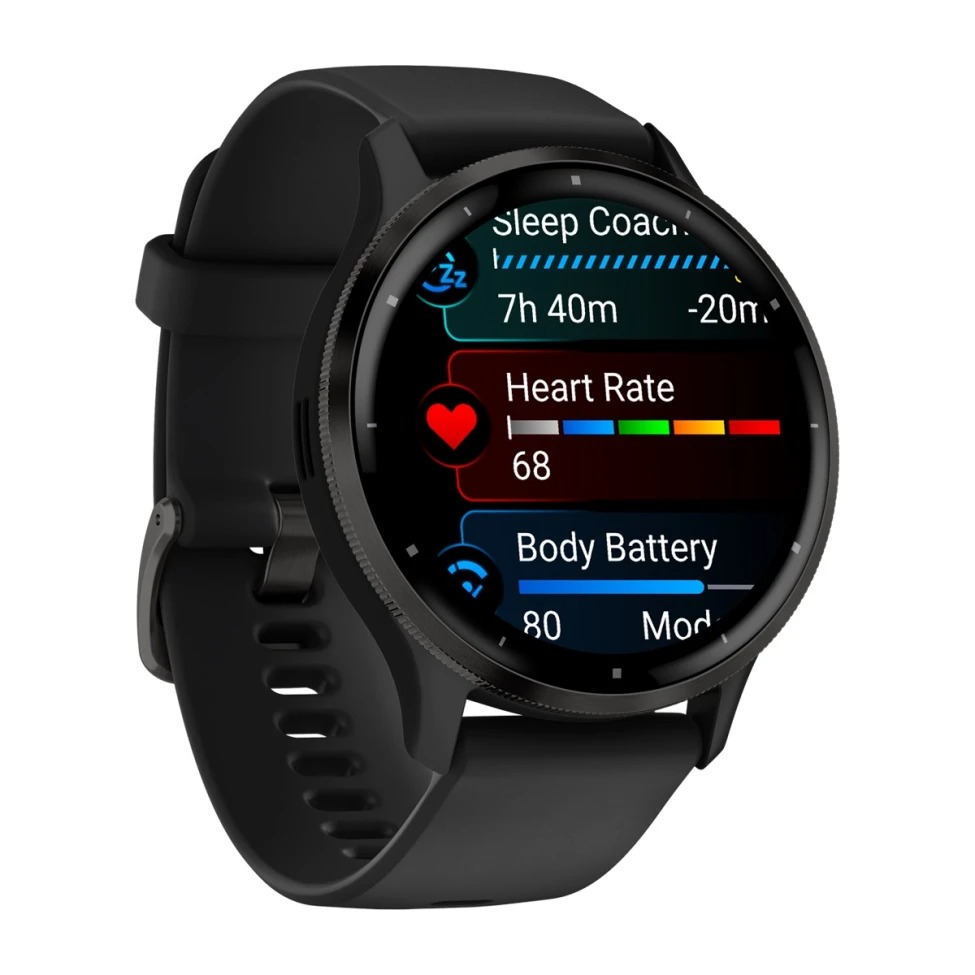 Garmin Smartwatch Venu 3 Stainless Steel Slate Black