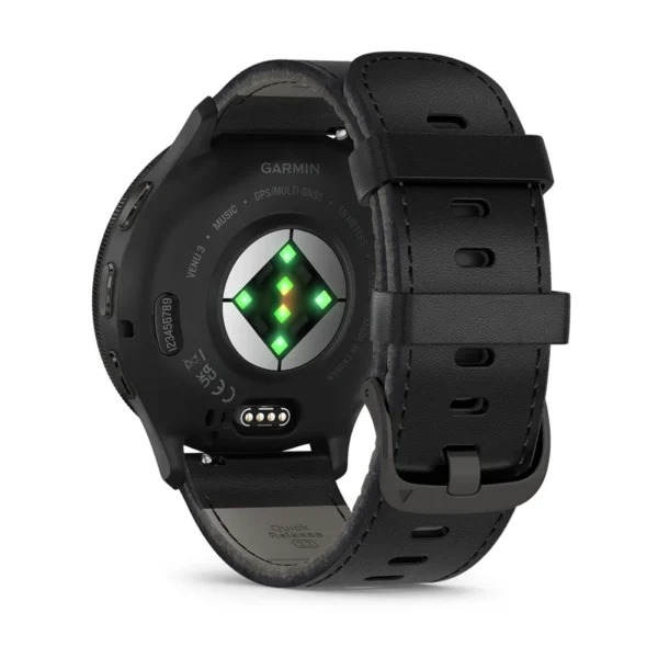 Garmin Smartwatch Venu 3 Black Slate Leather