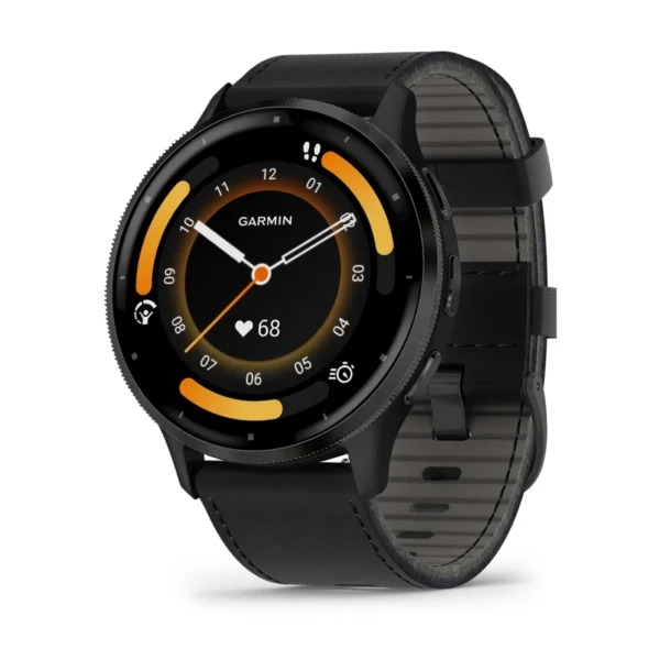 Garmin Smartwatch Venu 3 Black Slate Leather
