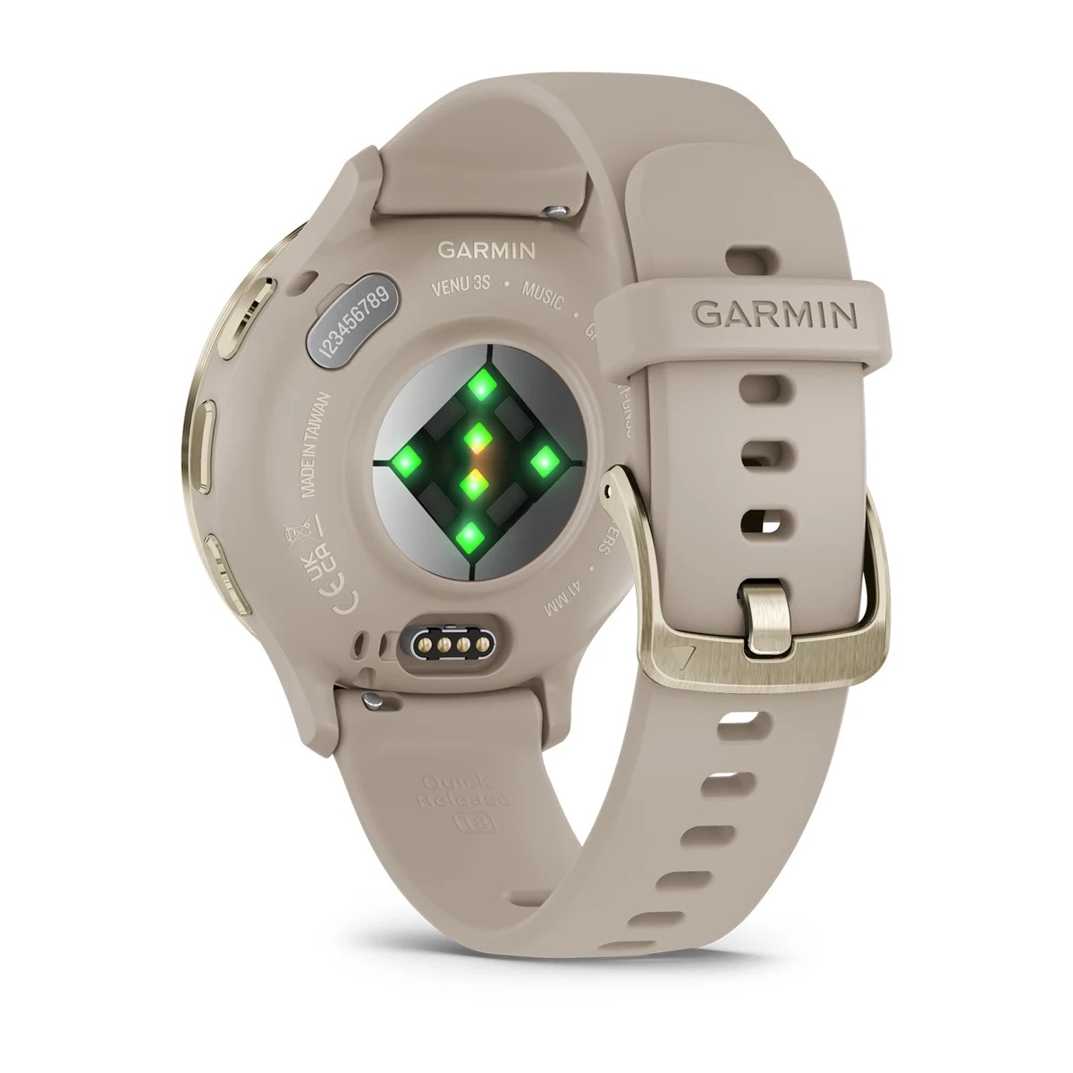 Garmin Smartwatch Venu 3S Soft Gold w/ French Gray Band