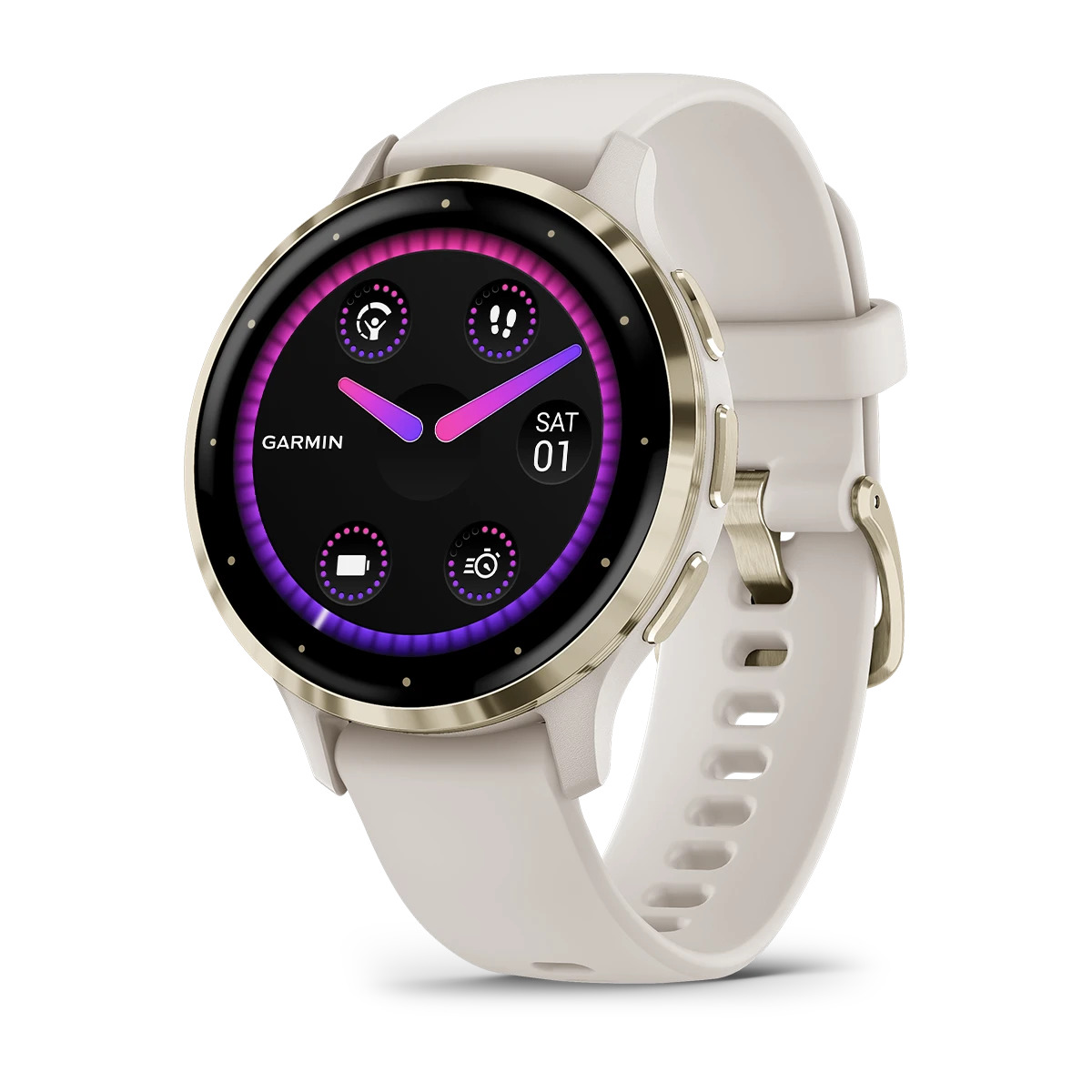 Garmin Smartwatch Venu 3S Soft Stainless Steel Gold/Cream