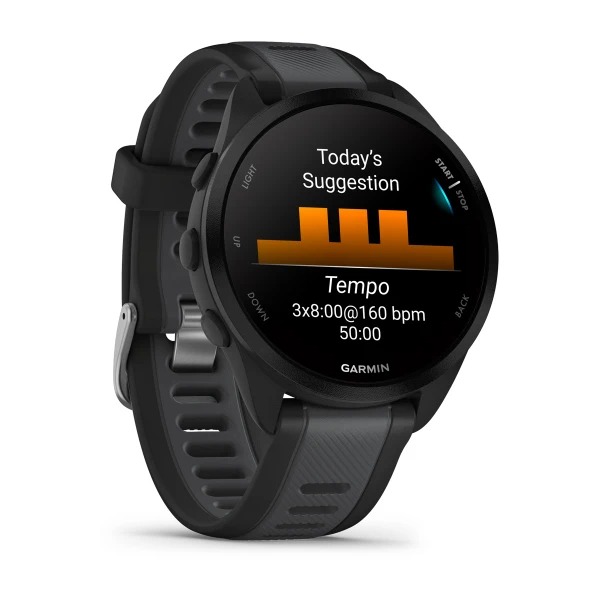 Garmin Smartwatch Forerunner 165 Black Slate Grey