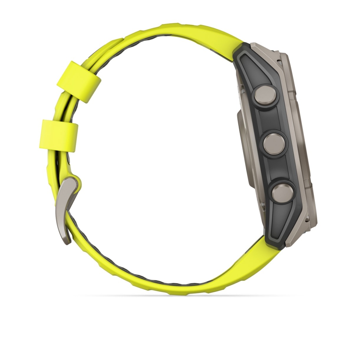 Garmin Smartwatch Fenix 8 Solar Sapphire Titanium 51mm Yellow w/Graphite Silicone