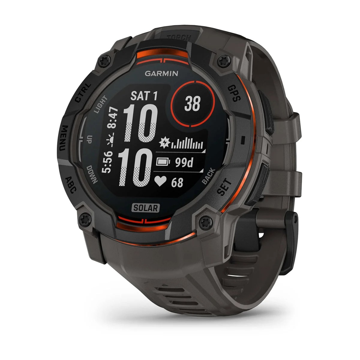 Garmin Smartwatch Instinct 3 Rugged Solar 50mm Black