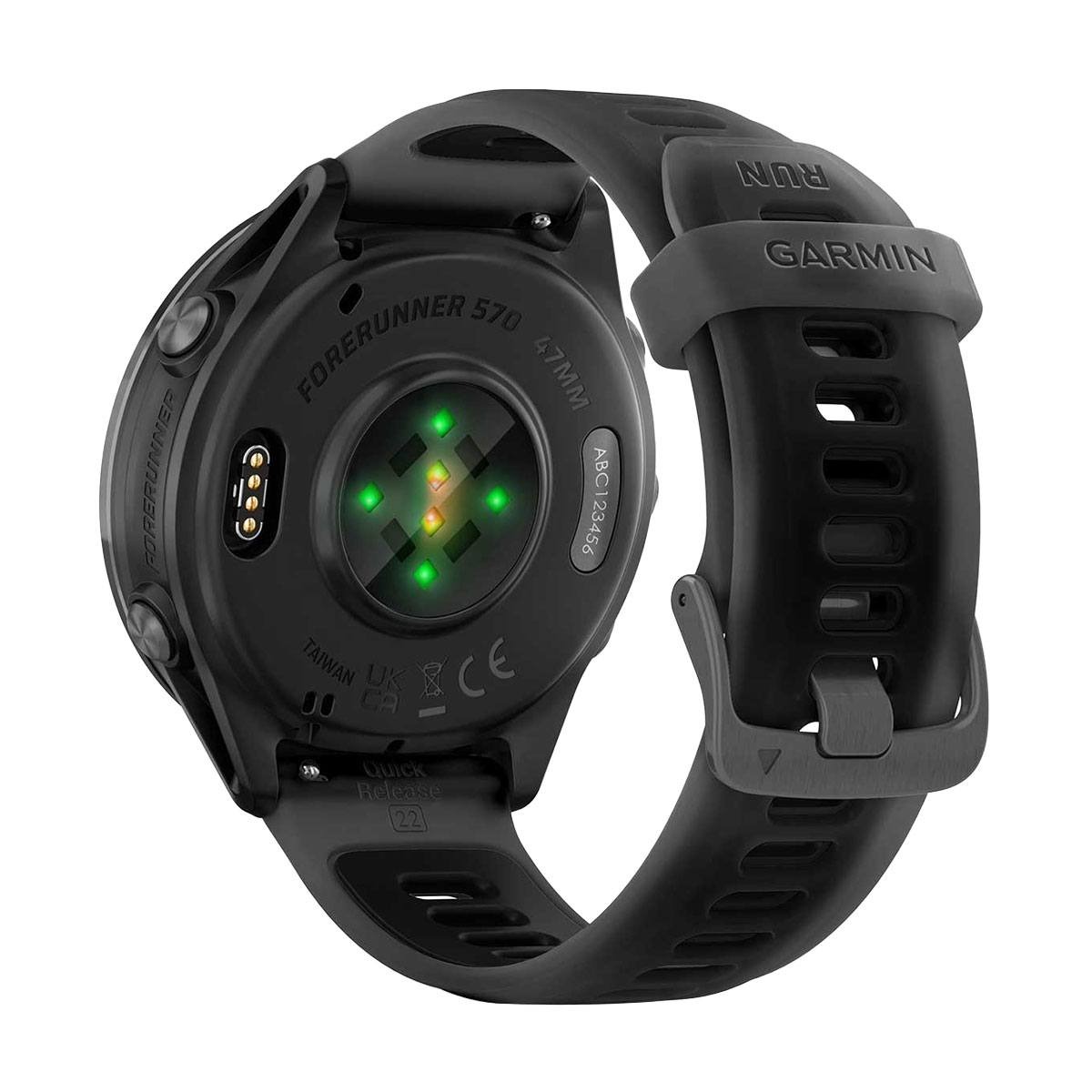 Garmin Smartwatch Forerunner 570 47mm Slate Gray Aluminium w/ Translucent Black Band