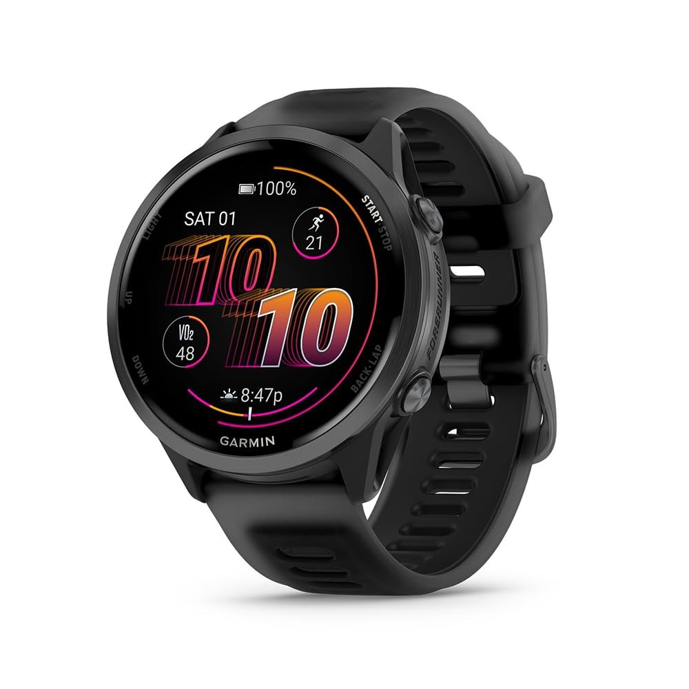 Garmin Smartwatch Forerunner 570 47mm Slate Gray Aluminium w/ Translucent Black Band