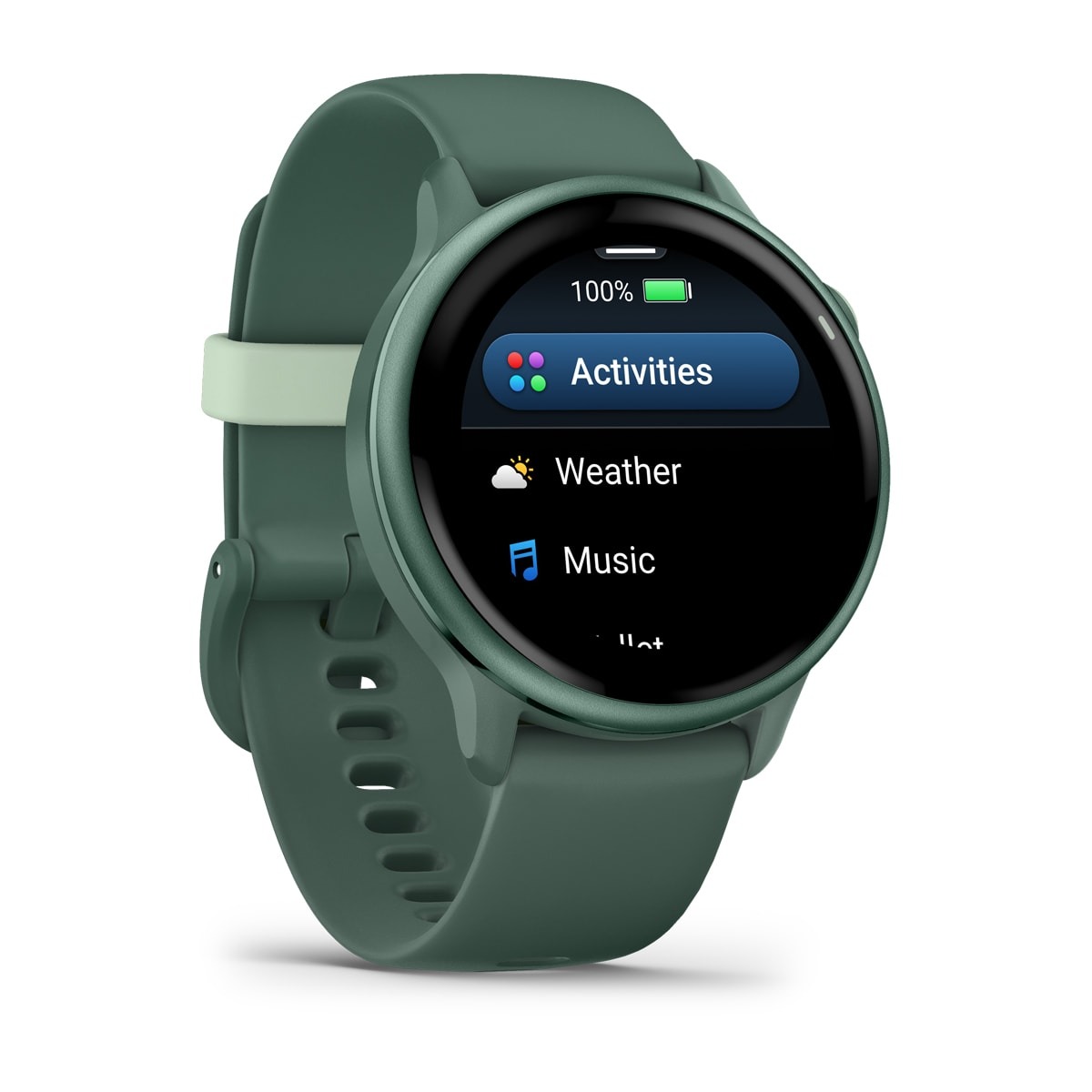Garmin Smartwatch Vivoactive 6 Metallic Jasper w/ Green Band