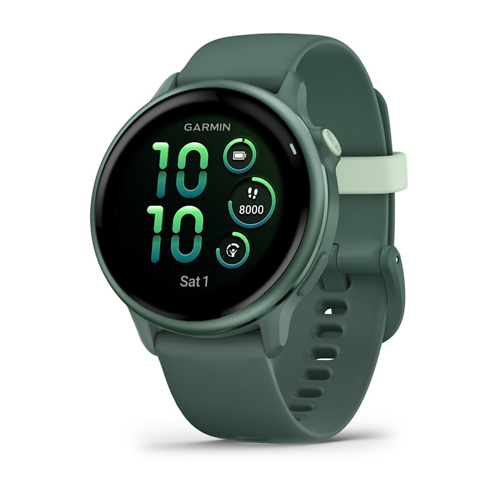 Garmin Smartwatch Vivoactive 6 Metallic Jasper w/ Green Band