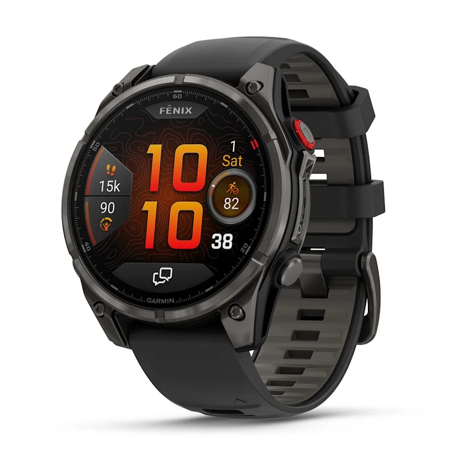 Garmin Smartwatch Fenix 8 Pro LTE AMOLED 47mm Titanium Sapphire Carbon Gray DLC
