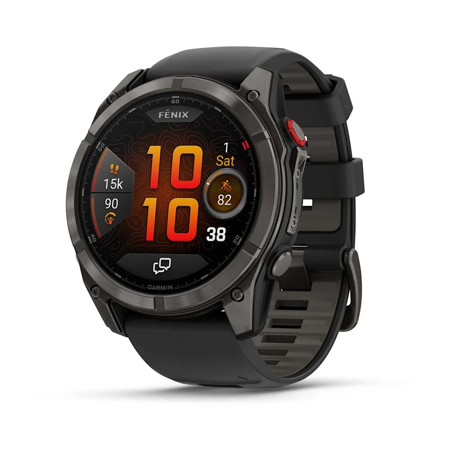 Garmin Smartwatch Fenix 8 Pro LTE AMOLED 51mm Titanium Sapphire Carbon Gray DLC