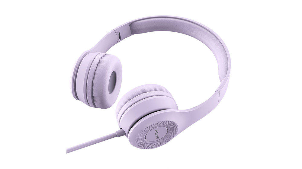 Headphones MOYE Enyo Foldable w/Mic Pink Purple