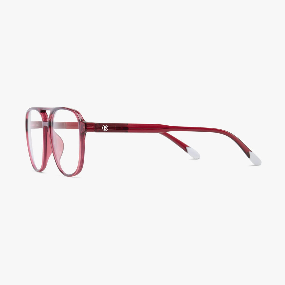 Glasses Barner Brad Glossy Cherry Lacquer w/Blue Light Protection