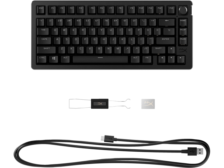 Keyboard HyperX Alloy Rise 75 Wireless Mechanical Gaming Black