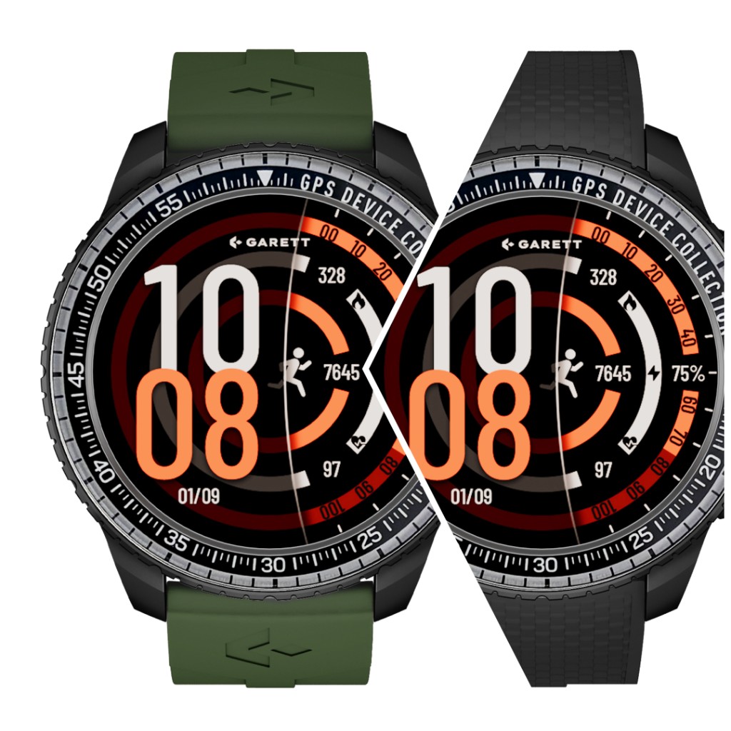Smartwatch Garett Compass GPS Green/Black