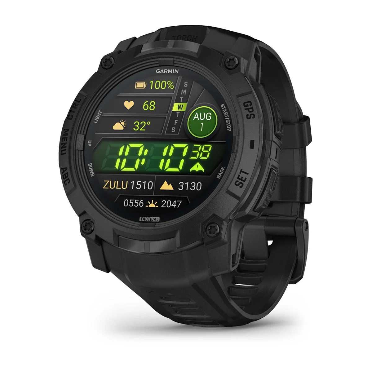 Garmin Smartwatch Instinct 3 AMOLED Tactical Edition 50mm Black w/ Black Band