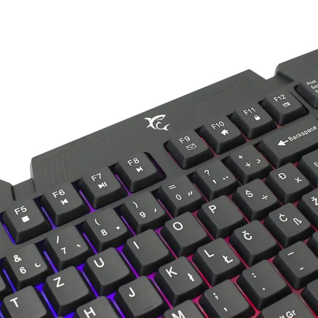 Keyboard White Shark Gaming Dakota HR Rainbow LED