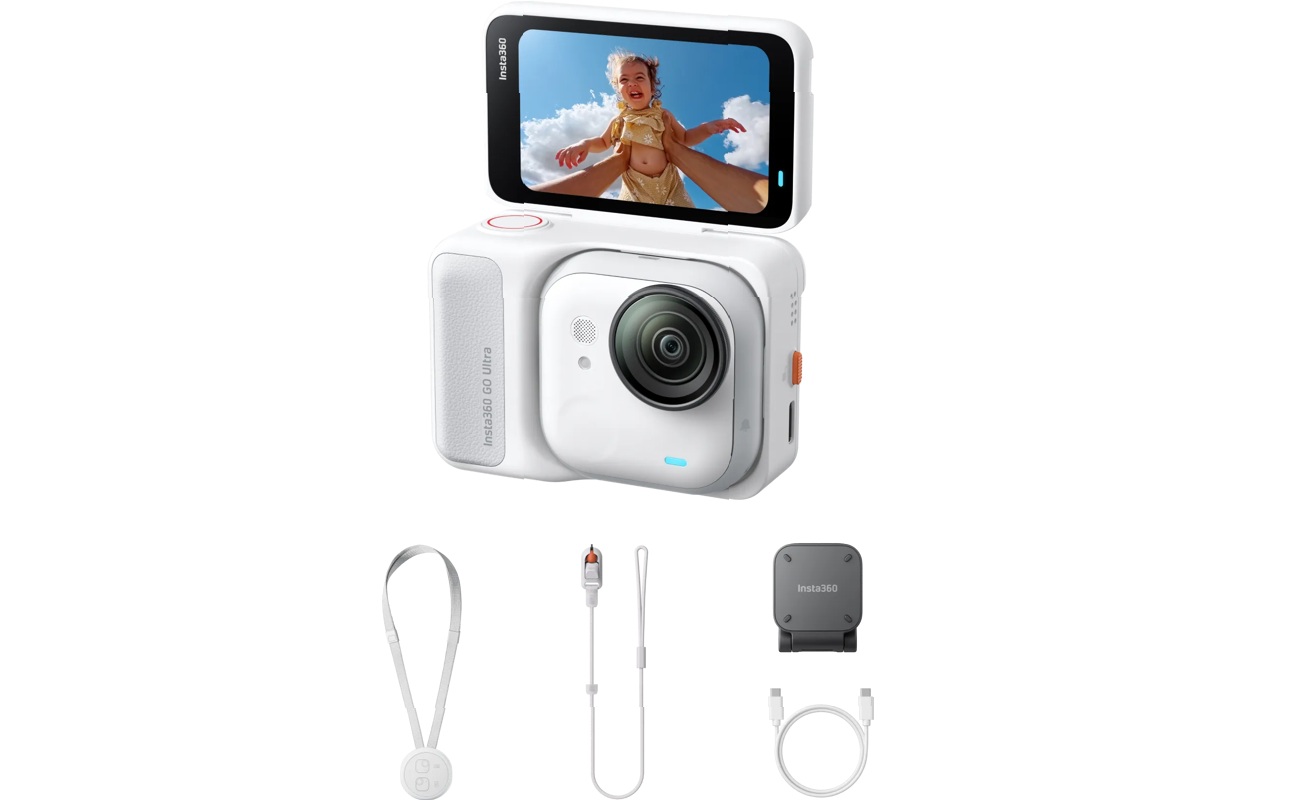 Action Camera Insta360 GO Ultra Standard Bundle Arctic White