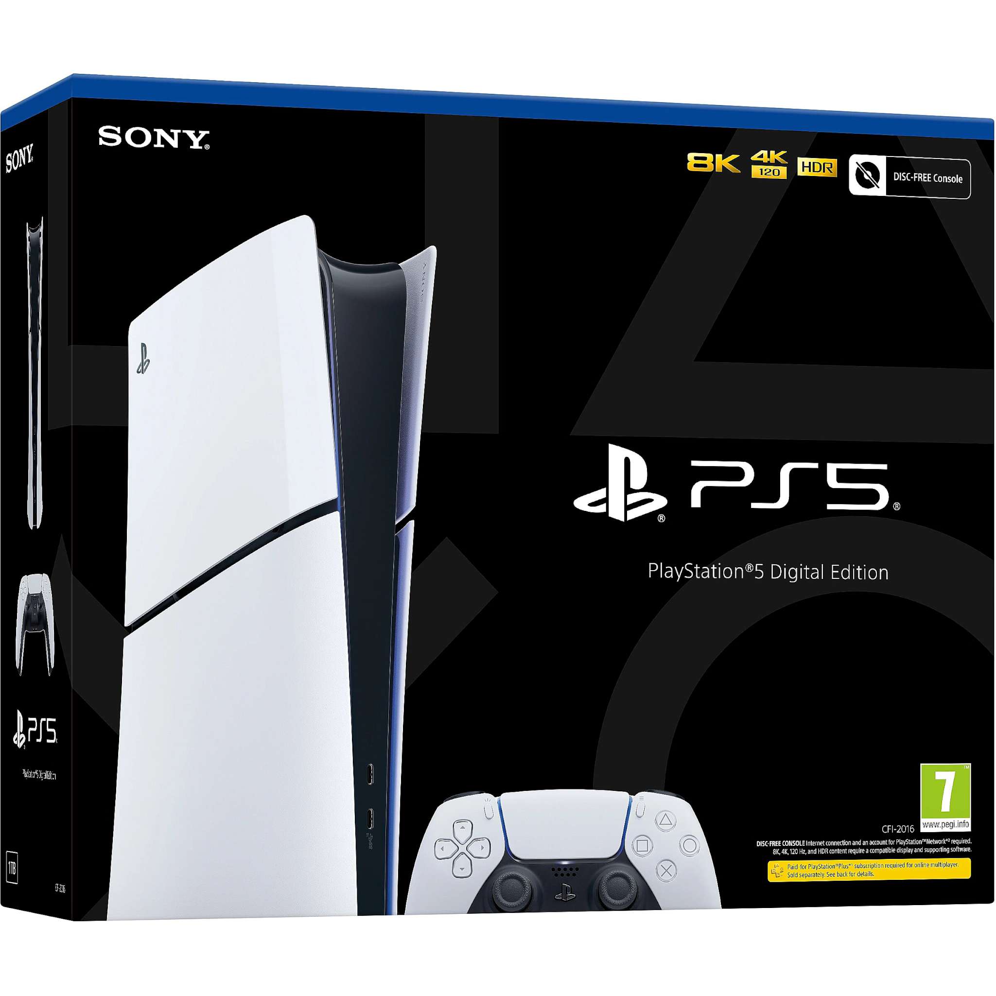 Sony PlayStation 5 Slim 825GB Digital-Edition Console