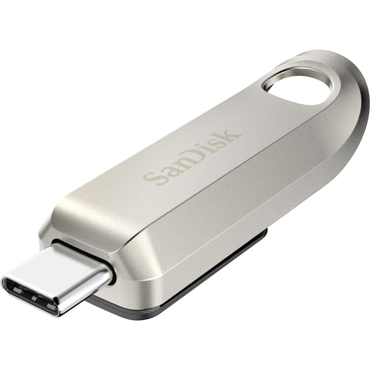 USB Drive 128GB SanDisk Ultra Luxe Type-C  USB 3.2 Gen 1 Premium Metal Design