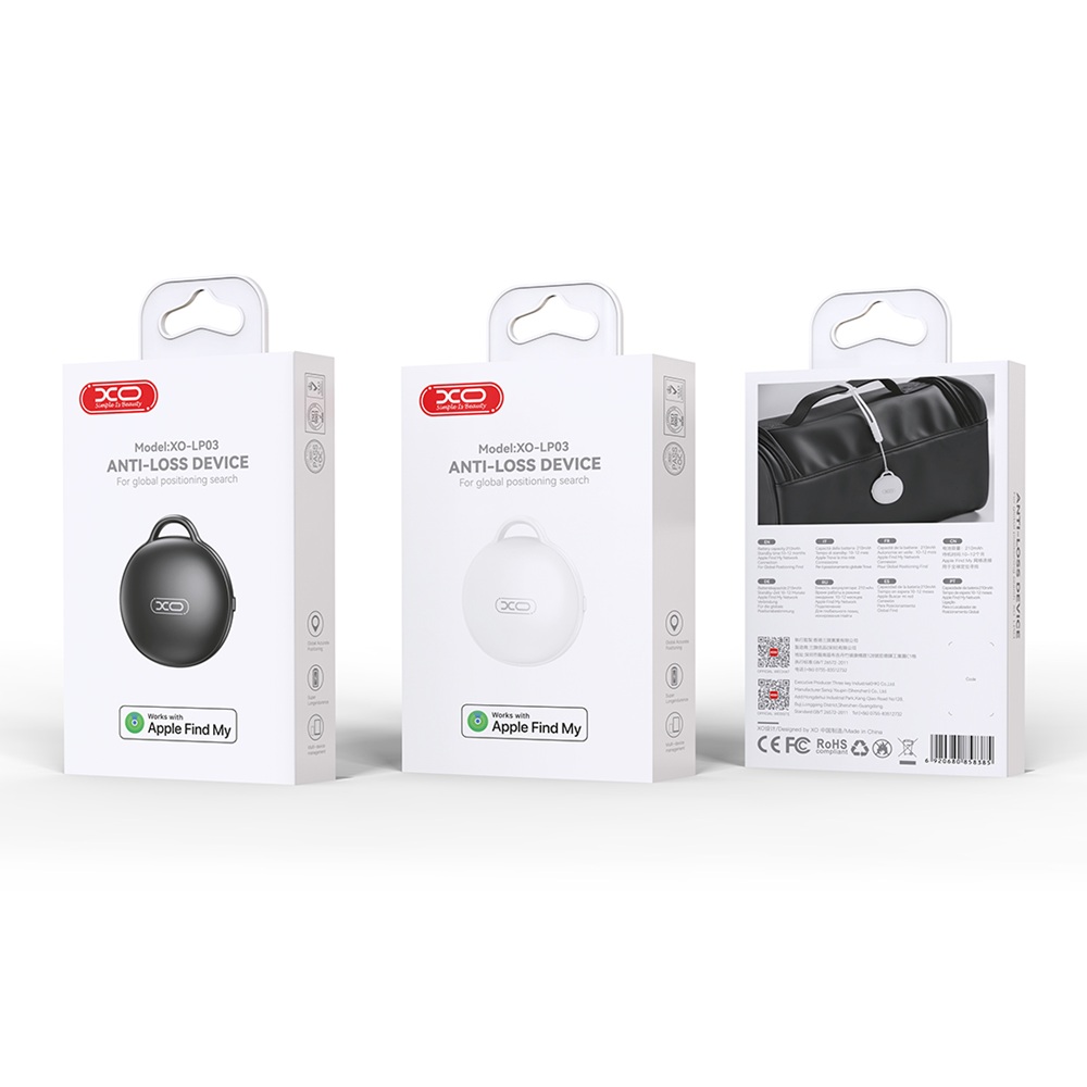 Tag Tracker XO Anti Loss Bluetooth LP03 Black