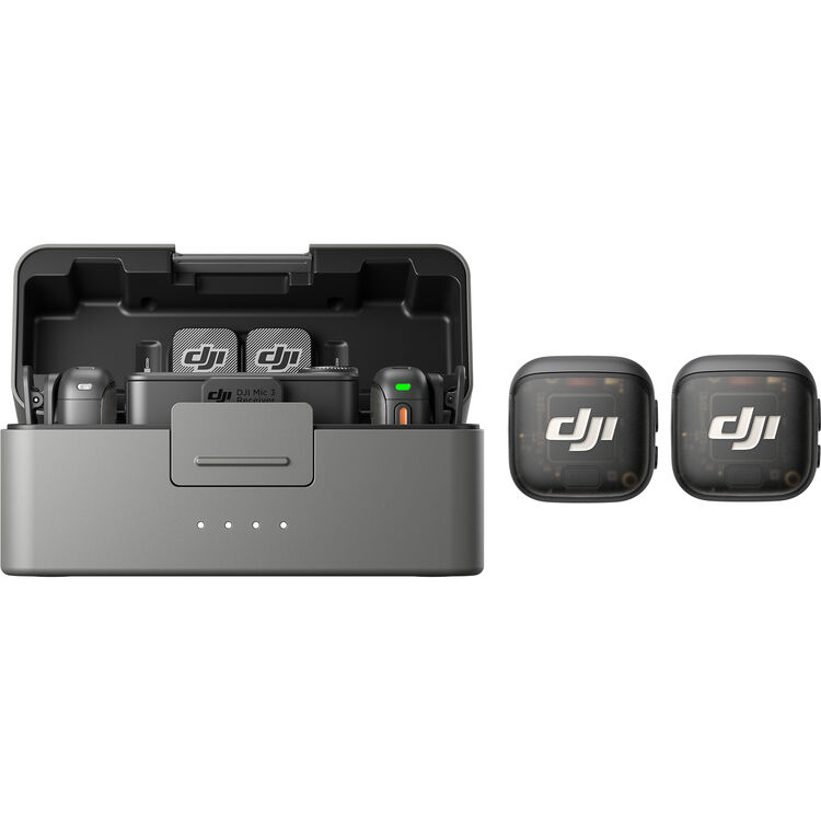 Microphone DJI Mic 3 (2 TX + 1 RX + Charging Case)