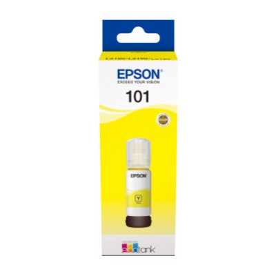 Cart.Epson 101 Yellow Ink Bottle 70ml for  L6260/L6290/ L6160/L6170/L6190/L4150/L4160