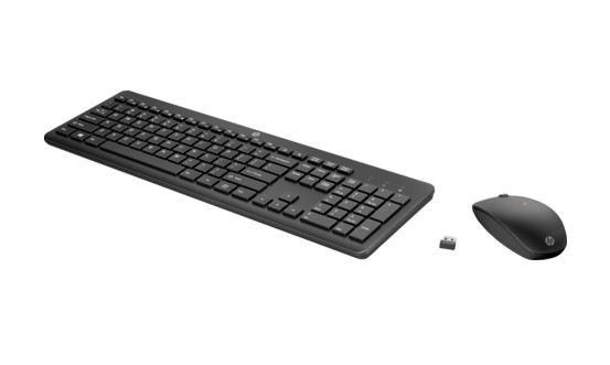 Keyboard HP Wireless 230 w/Wir. Mouse Combo Black