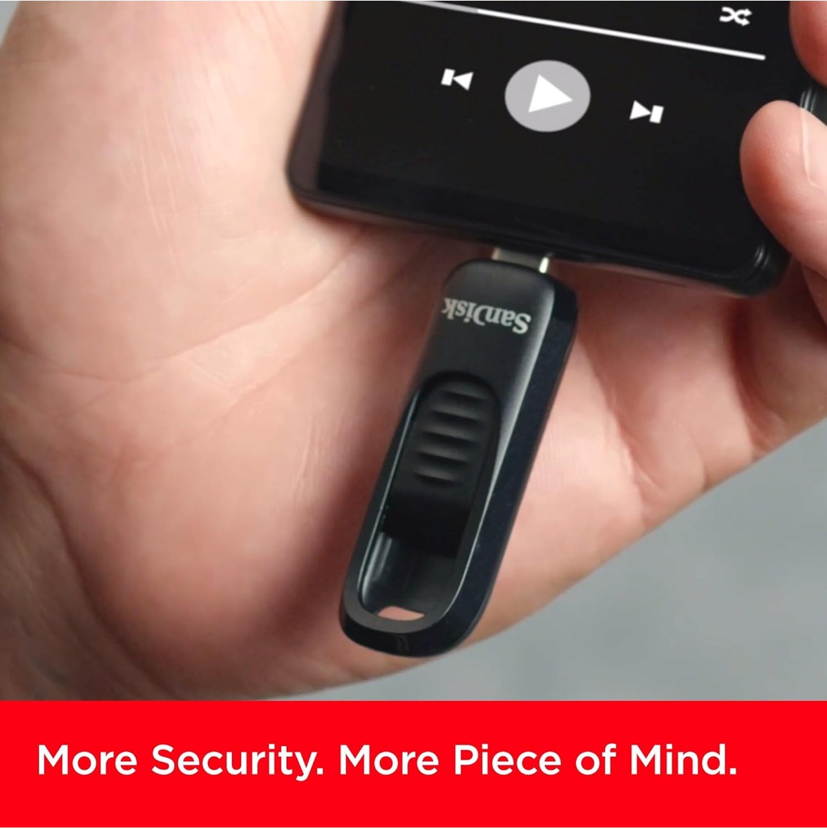 USB Drive 128GB Sandisk Ultra Slider USB Type-C 400MB/s