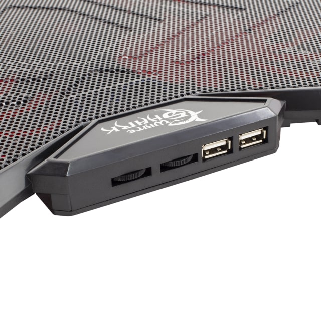 Notebook Stand White Shark Ice Wizard up to 17.3" 5x LED Fans Gaming