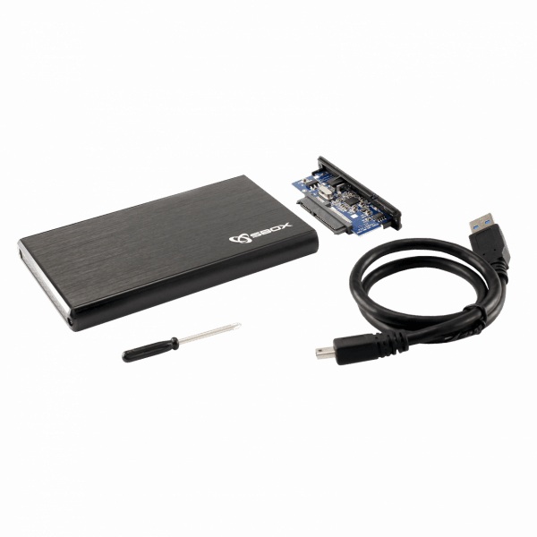 External Rack 2.5" USB 3.0 SBOX for SATA HDC-2562 Black