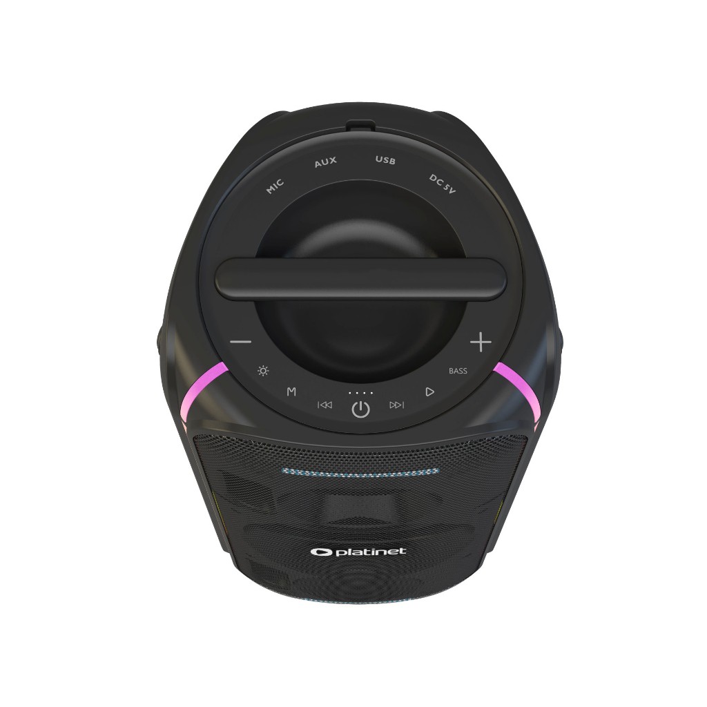 Speaker Platinet  KARAOKE 70W Rechargeable w/Bluetooth, Mic, RGB LED