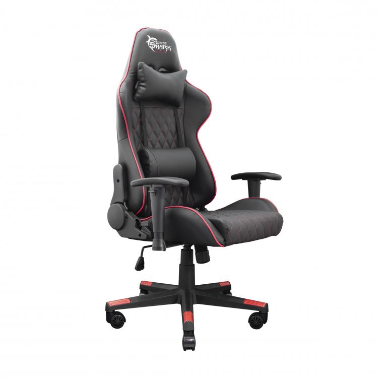 Gaming Chair White Shark Racer Two Black-Red