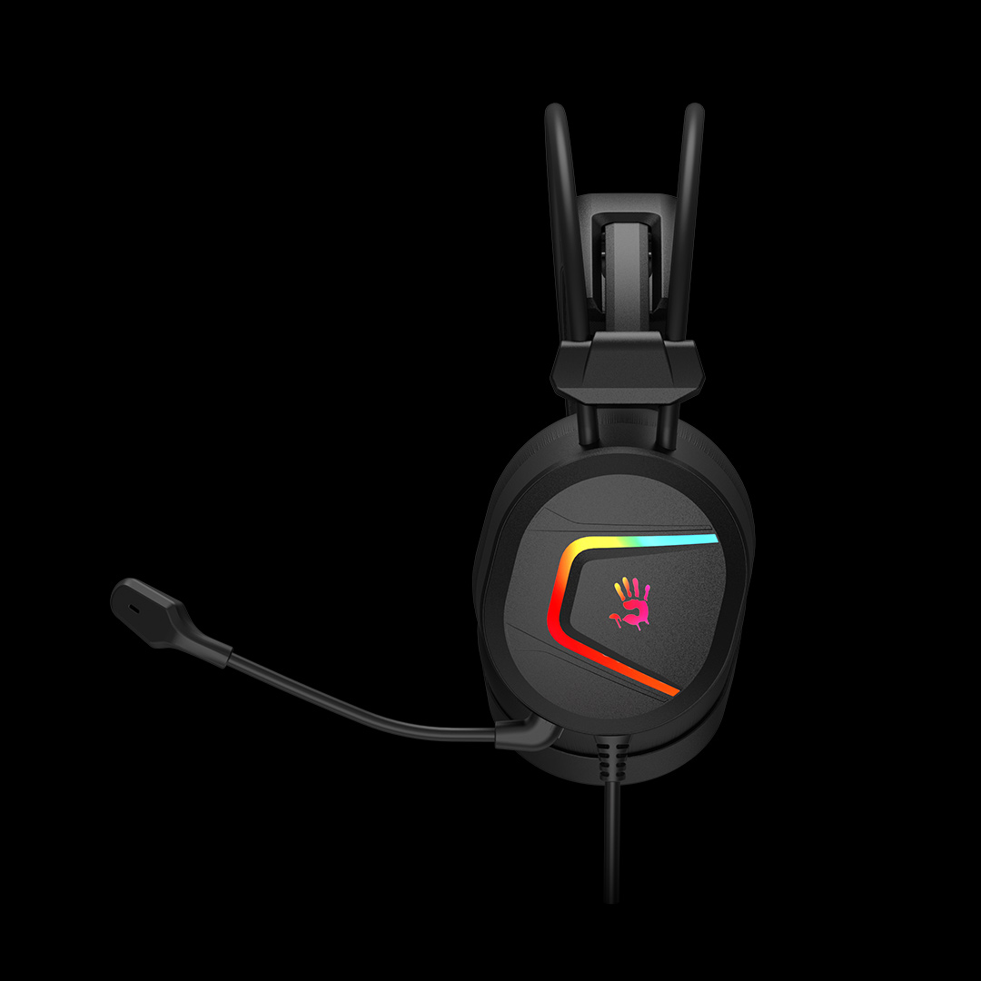 Headphones A4 MC750 RGB Gaming Headset with ANC Black