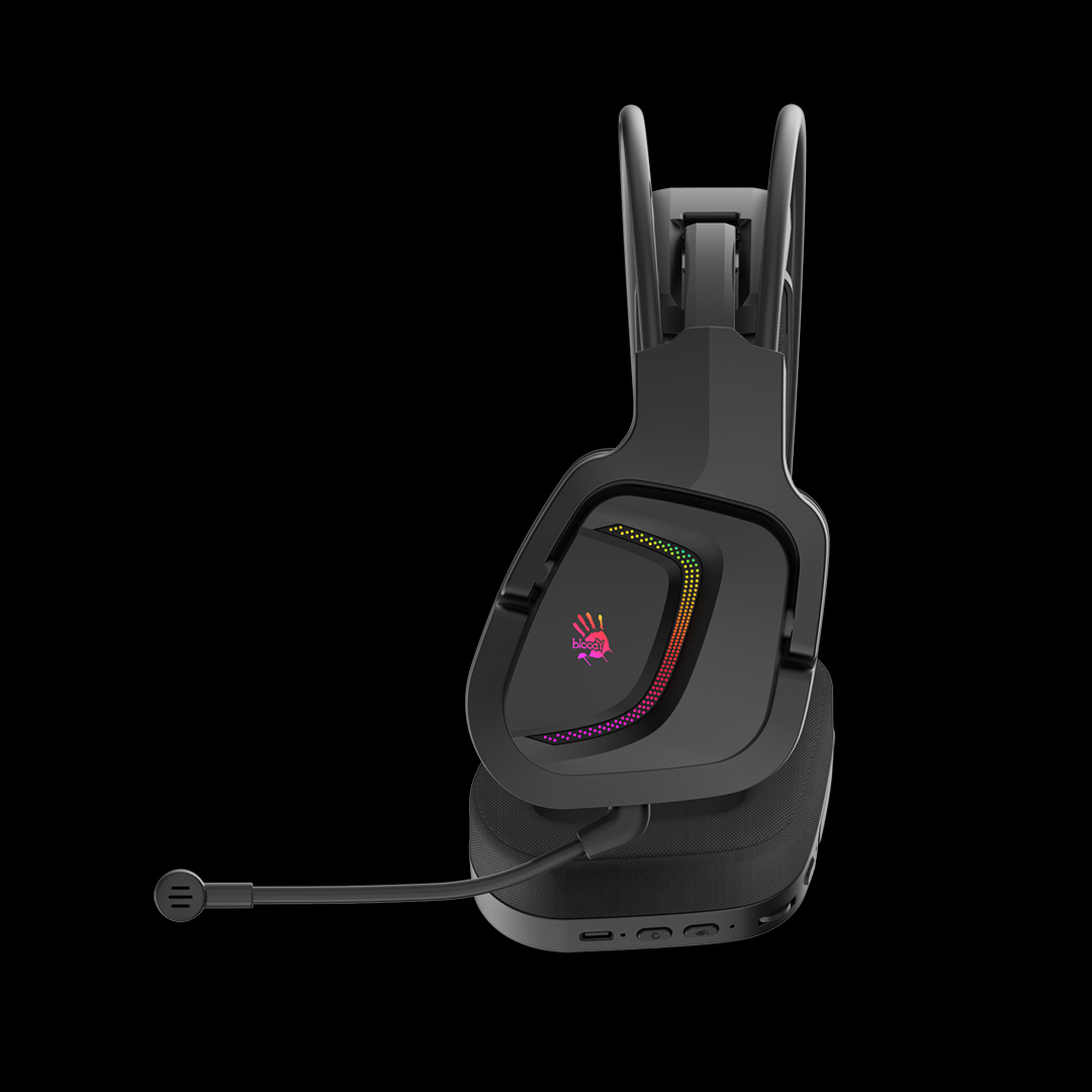 Headphones A4 MR575 Bloody Gaming RGB Wireless/Bluetooth Black