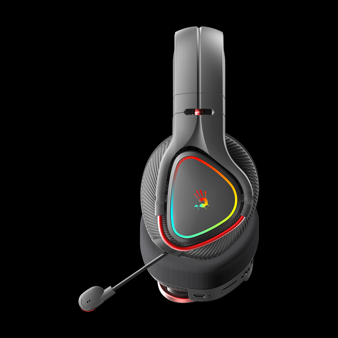 Headphones A4 MR720 Bloody Gaming RGB Wireless/Bluetooth Black