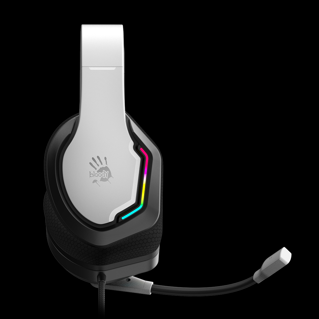 Headphones A4 G260P Bloody Gaming RGB White