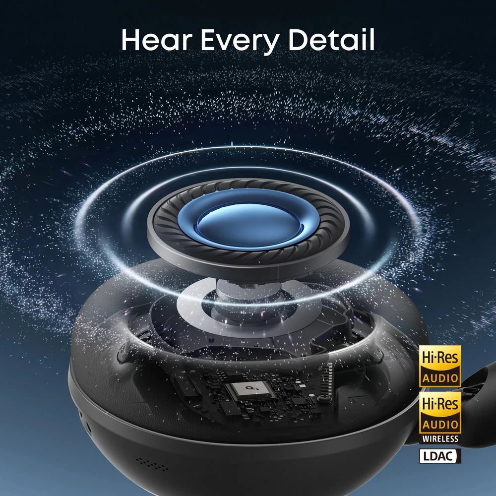 Headphones Anker Soundcore Space 2 Black Noise Canceling