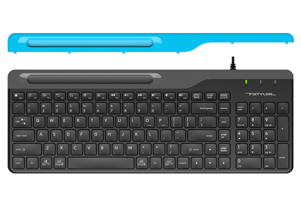 Keyboard A4 FK25 Multimedia USB Black
