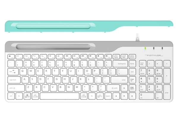 Keyboard A4 FK25 Multimedia USB White