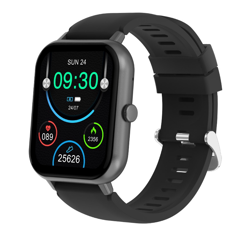 North Edge Healthcare Watch NL54CJ Black with Blood Pressure, Blood Oxygen,Sleep Monitor