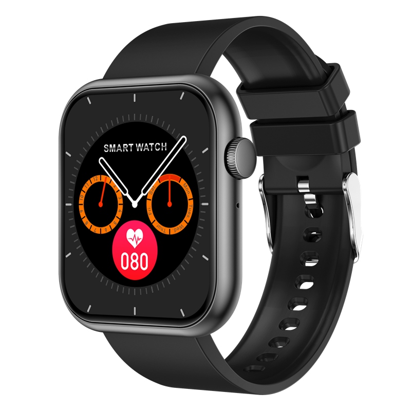 North Edge Healthcare Watch QX7PRO Black with Heart Rate, Blood Oxygen, Bluetooth Call