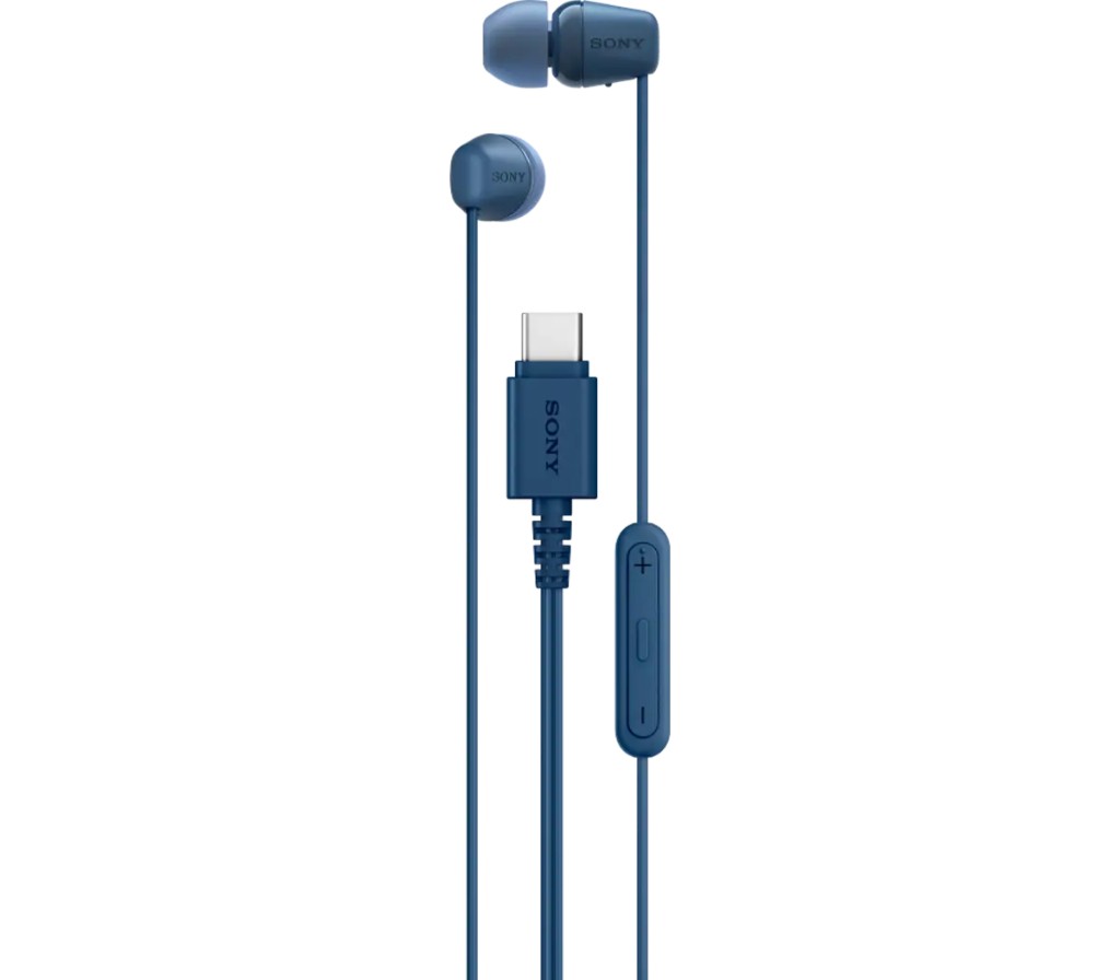 Earphones Sony IER-EX15CL Type-C w/ Microphone Blue