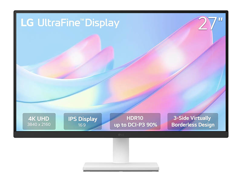 Monitor 27" LG 27US500-W IPS, UHD 3840x2160, HDR10, 2xHDMI, DP, White