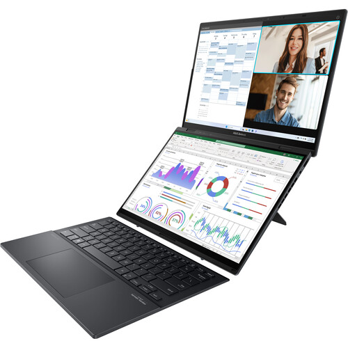 Notebook Asus Zenbook DUO Ultra 9 285H/32GB/2TB/Dual 14.5" OLED Touch/Detacheable Backlit Kb/Win11