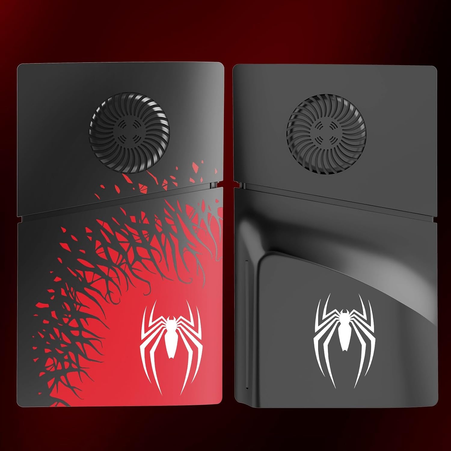Faceplate for Playstation 5 PS5 SLIM Disc Edition - Spider-Man 2 w/Heat Dissipation Holes