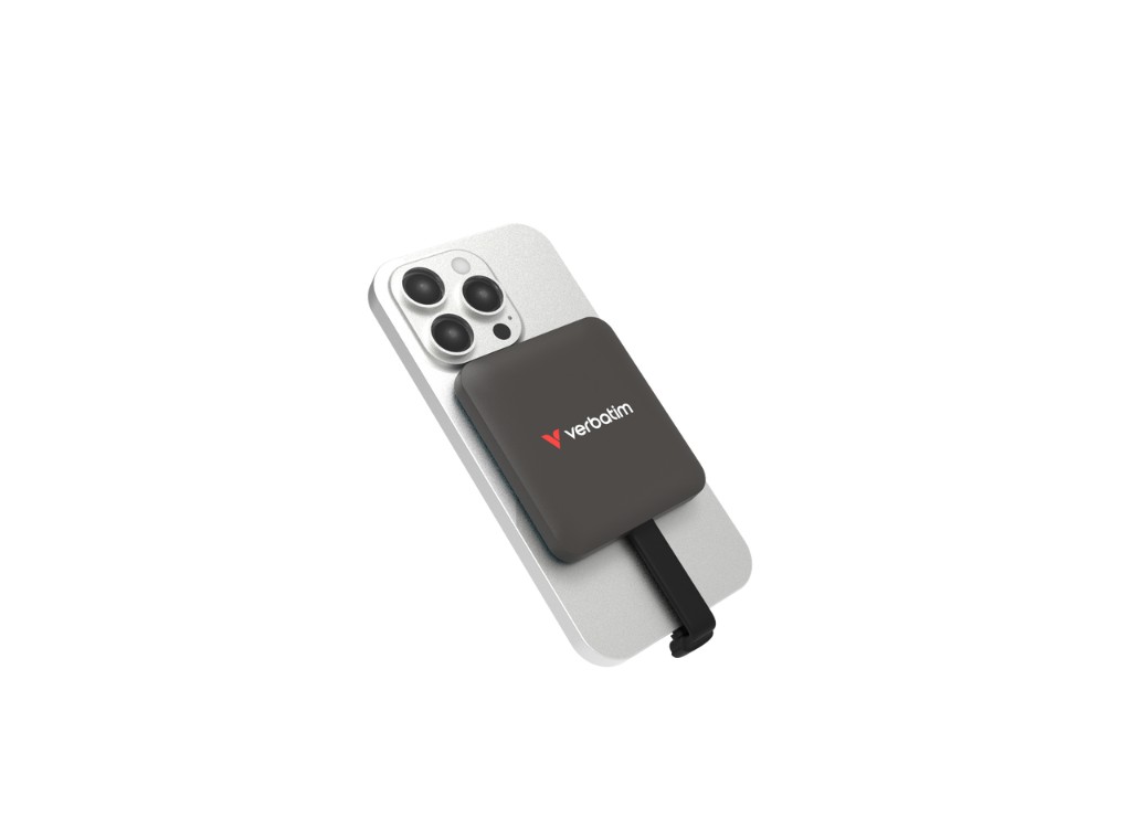 SSD External Verbatim SnapBack Magnetic MagSafe 512GB Mocha Metallic Black