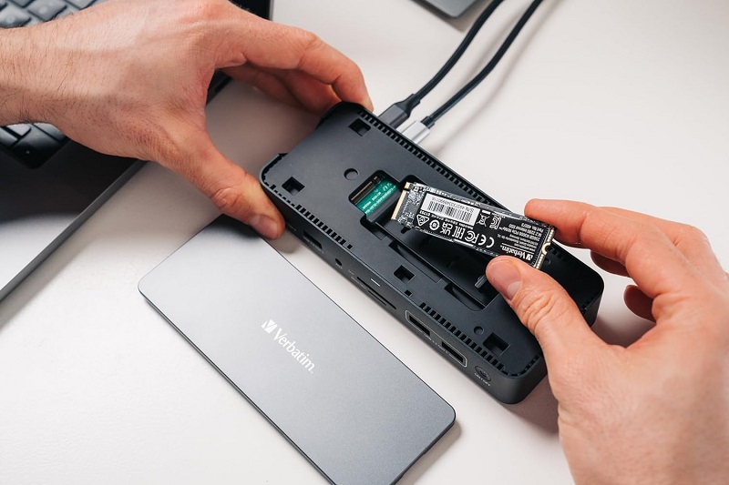 Docking Station USB-C HUB Verbatim Pro 15-in-1 – SSD Enclosure