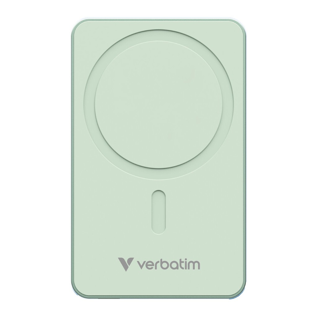 Power Bank Verbatim Charge'N'Go Essential Magnetic Wireless 5000mAh Green